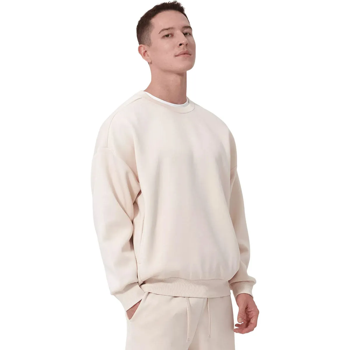 Levelwear Unisex Sand Luxe Signature Crew sold by Merchology product image thumbnail 4