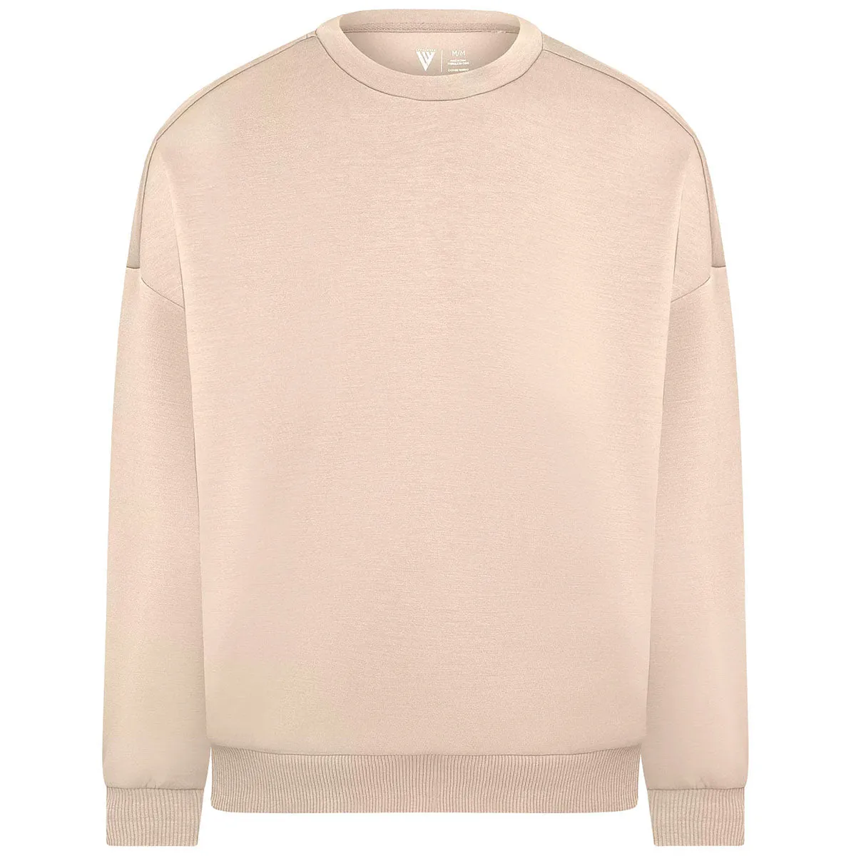 Levelwear Unisex Sand Luxe Signature Crew sold by Merchology