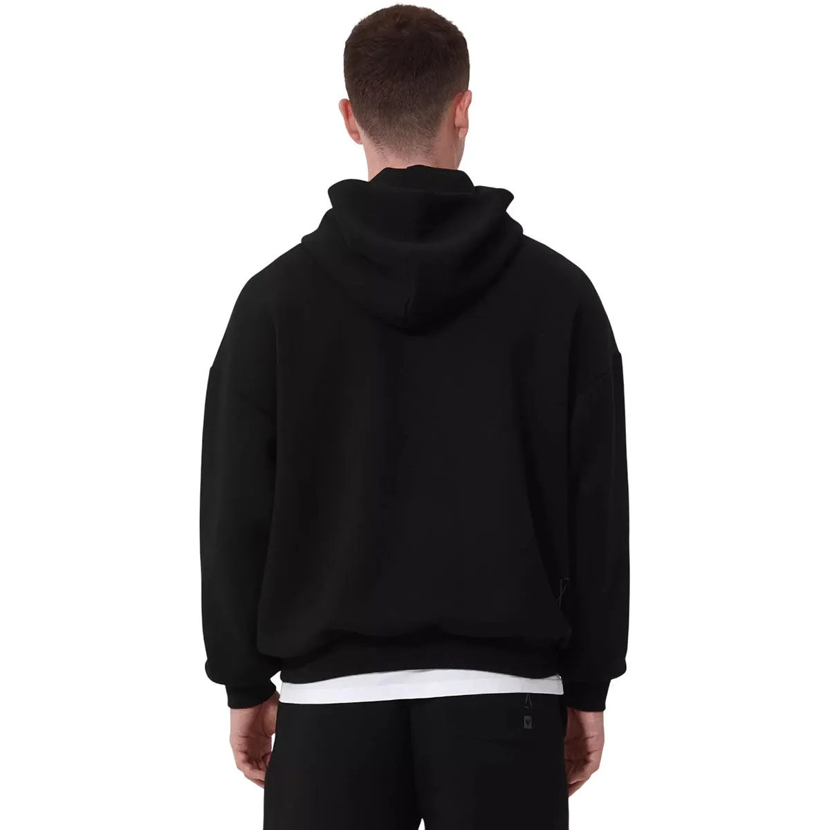 Levelwear Unisex Black Luxe Signature Hoodie sold by Merchology product image thumbnail 5