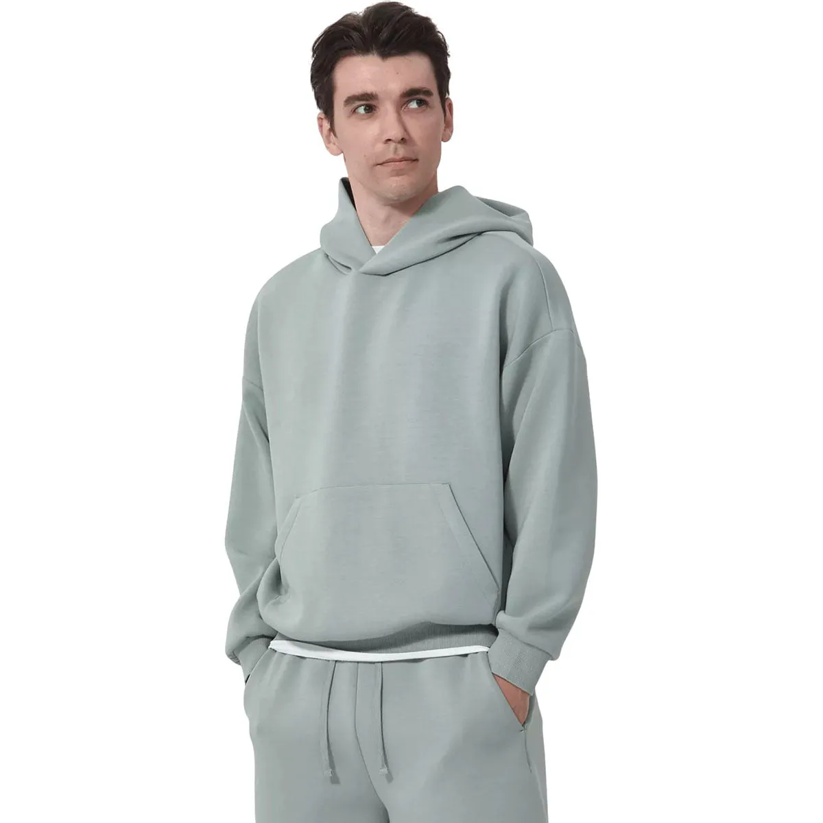 Levelwear Unisex Iceberg Green Luxe Signature Hoodie sold by Merchology product image thumbnail 4