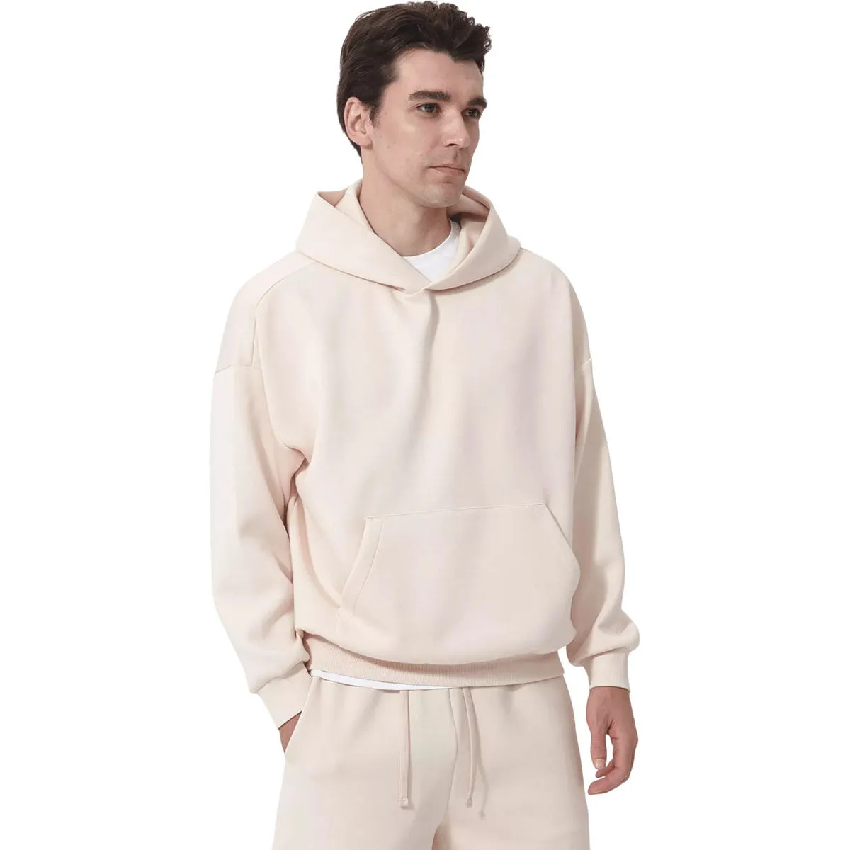 Levelwear Unisex Sand Luxe Signature Hoodie sold by Merchology product image thumbnail 4
