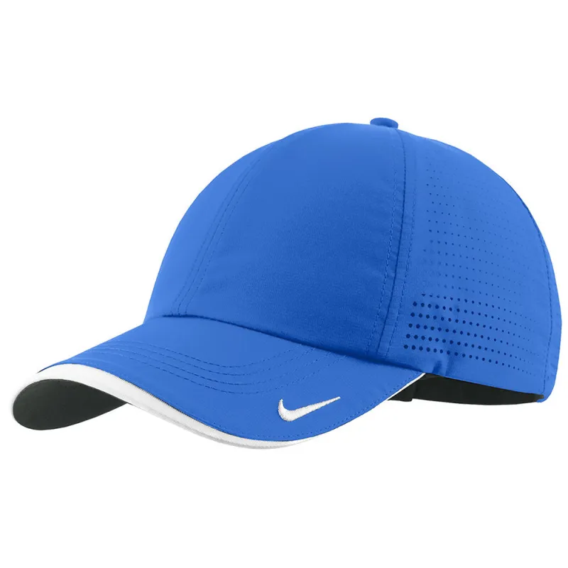 48-Hour Nike Game Royal/White Dri-FIT Perforated Performance Cap made by Nike