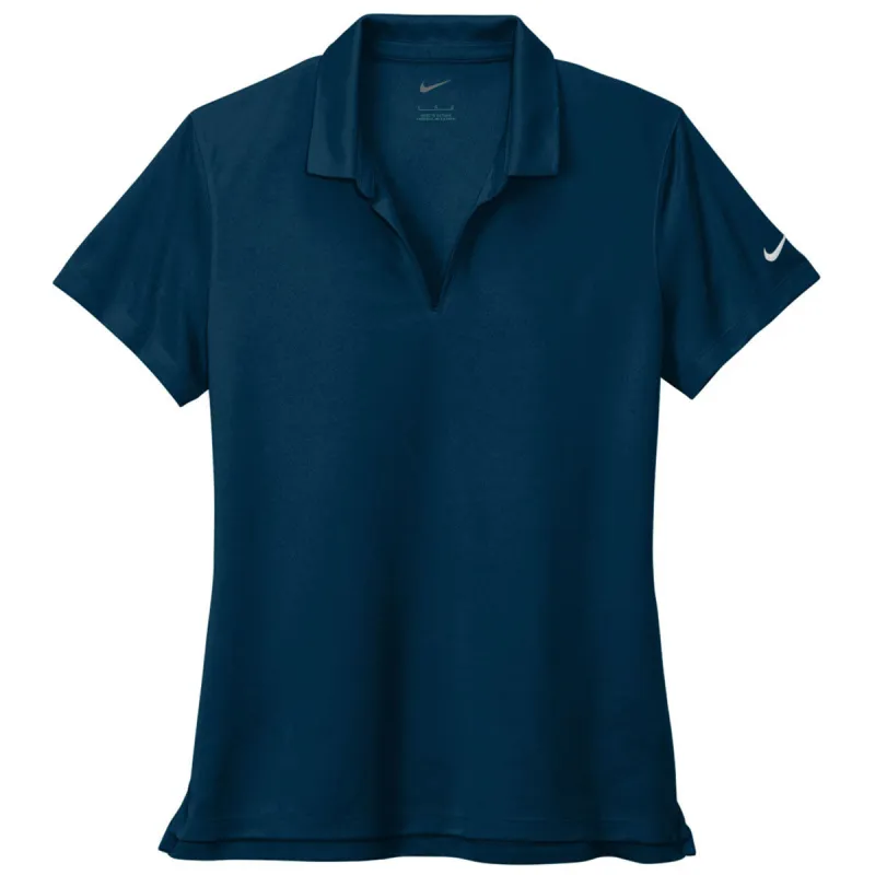 48-Hour Nike Women's Navy Dri-FIT Micro Pique 2.0 Polo made by Nike