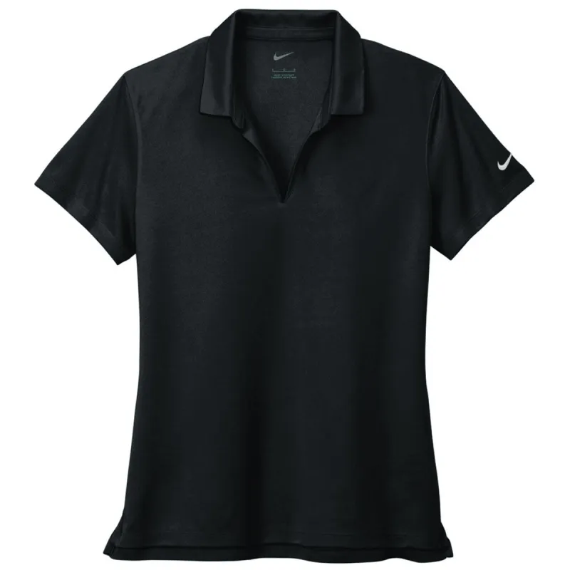 48-Hour Nike Women's Black Dri-FIT Micro Pique 2.0 Polo made by Nike