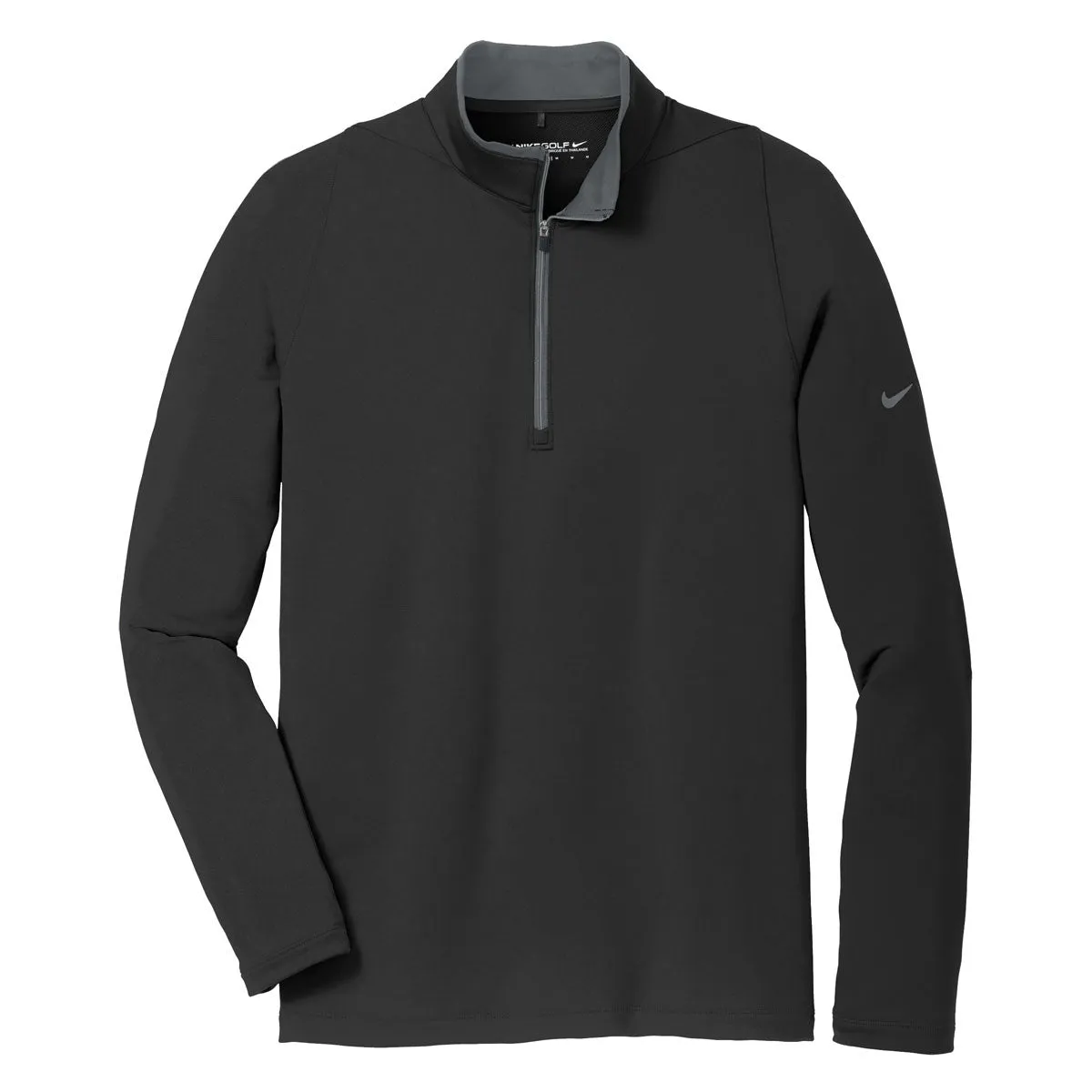 48-Hour Nike Men's Black/Grey Dri-FIT Stretch 1/2-Zip sold by Merchology