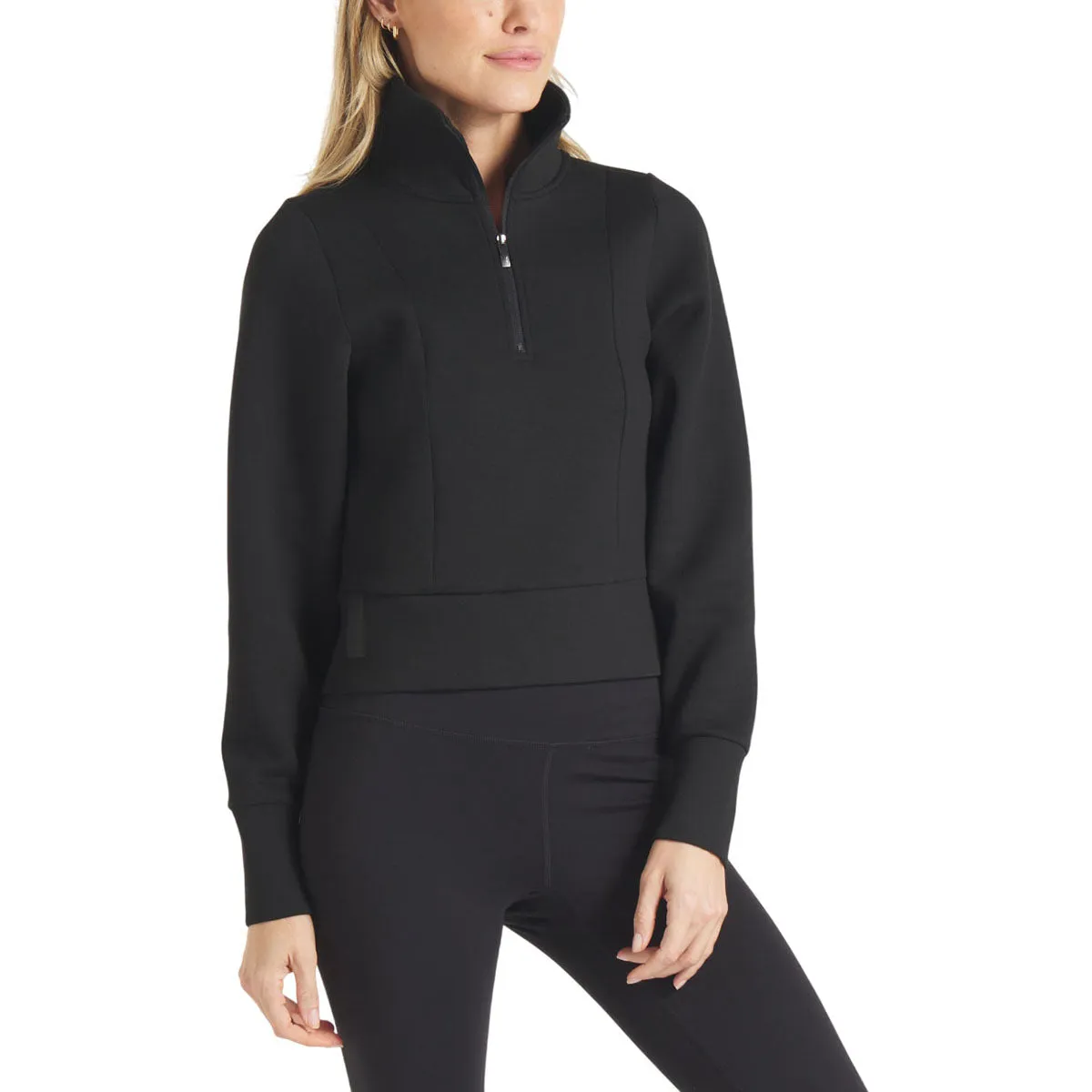 UNRL Women's Cavern Blue LuxBreak Half-Zip Pullover sold by Merchology product image thumbnail 3