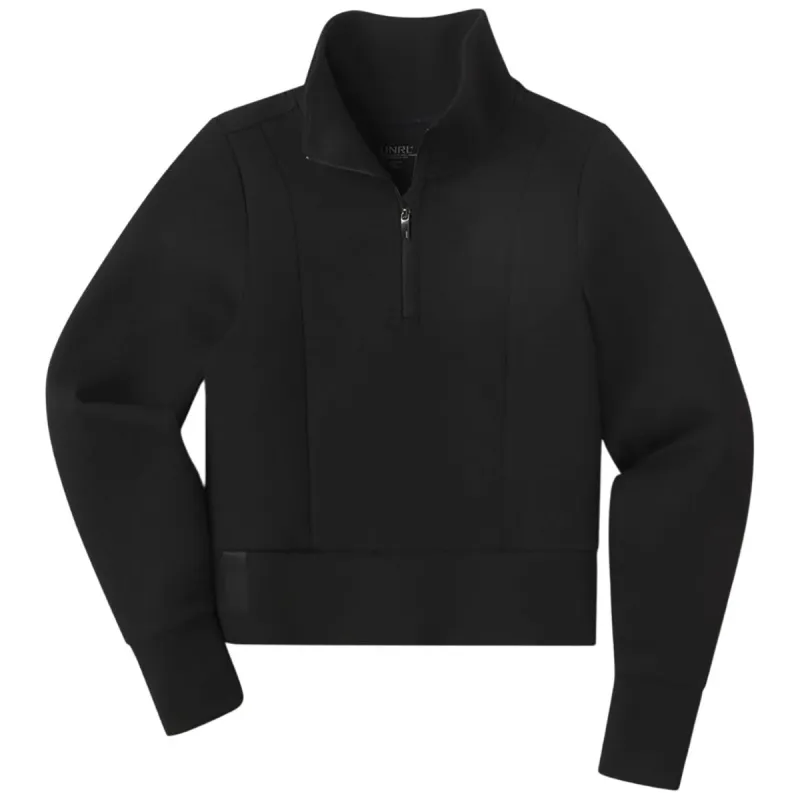 UNRL Women's Cavern Blue LuxBreak Half-Zip Pullover made by Merchology