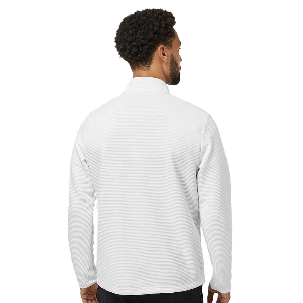 Adidas Men's Core White Spacer Quarter-Zip Pullover sold by Merchology product image thumbnail 5