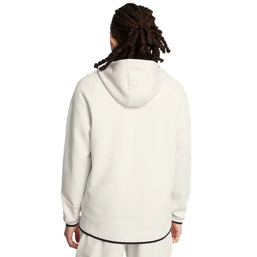 Under Armour Men's Summit White/Black Unstoppable Fleece Full-Zip sold by Merchology product image thumbnail 4