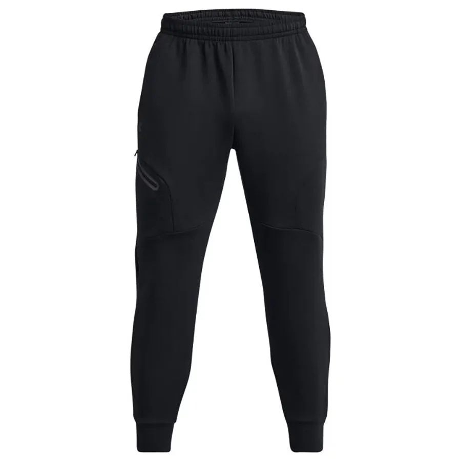 Under Armour Men's Black/Black Unstoppable Fleece Joggers sold by Merchology