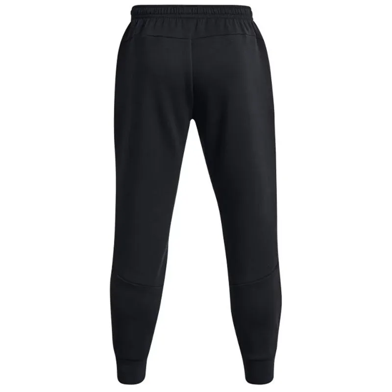 Under Armour Men's Black/Black Unstoppable Fleece Joggers sold by Merchology product image thumbnail 2
