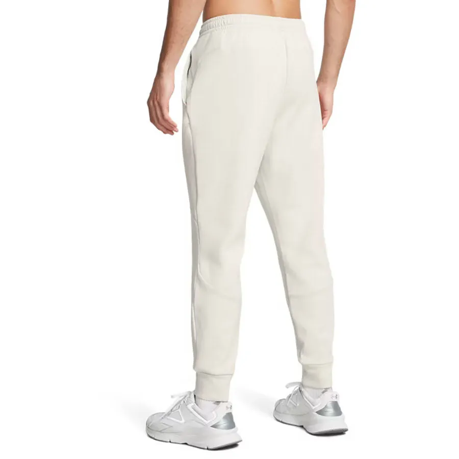 Under Armour Men's Summit White/Black Unstoppable Fleece Joggers sold by Merchology product image thumbnail 4