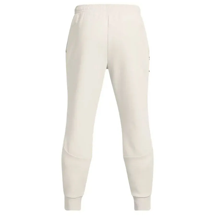 Under Armour Men's Summit White/Black Unstoppable Fleece Joggers sold by Merchology product image thumbnail 2