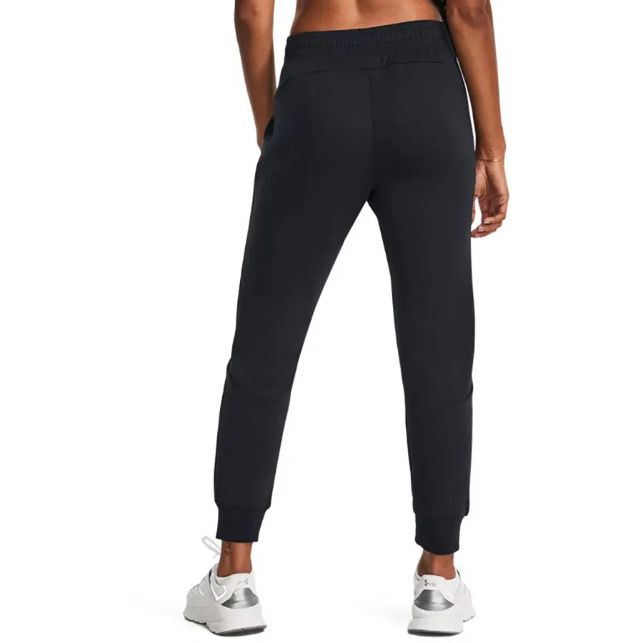 Under Armour Women's Black/Black Unstoppable Fleece Joggers sold by Merchology product image thumbnail 4