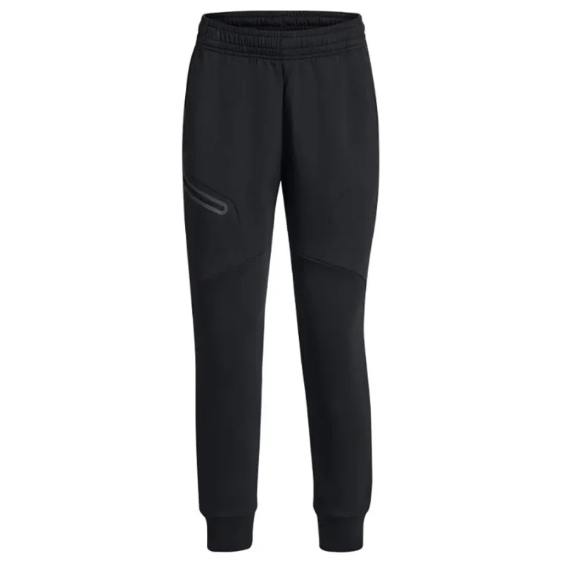 Under Armour Women's Black/Black Unstoppable Fleece Joggers made by Under Armour