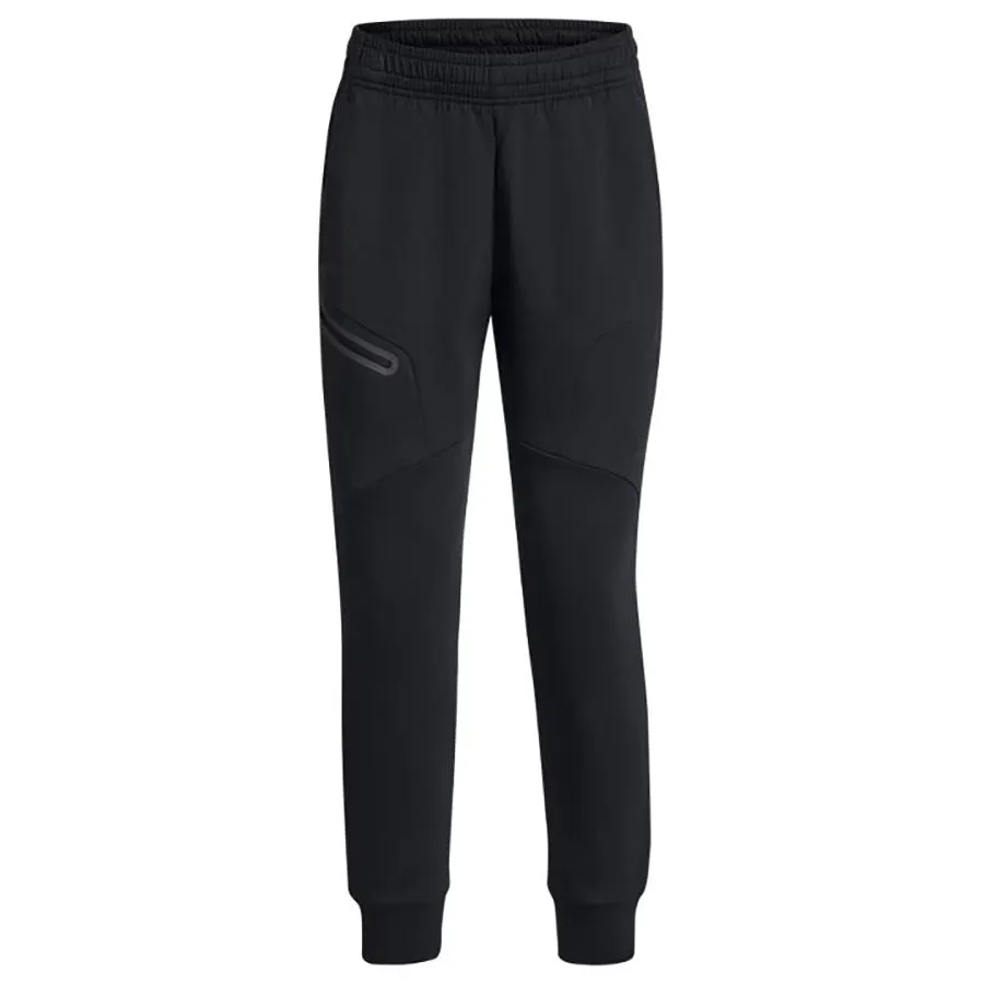 Under Armour Women's Black/Black Unstoppable Fleece Joggers sold by Merchology