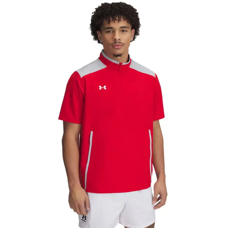 Under Armour Men's Red/Mod Grey/White Motivate 3.0 Short Sleeve made by Under Armour