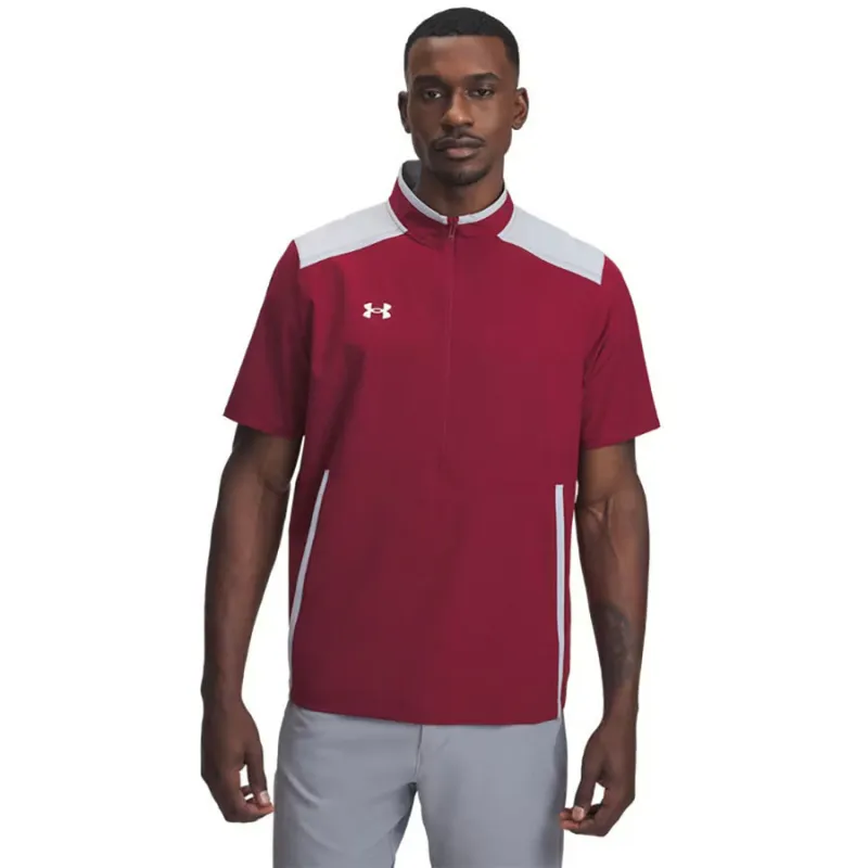 Under Armour Men's Cardinal/Mod Grey/White Motivate 3.0 Short Sleeve made by Under Armour