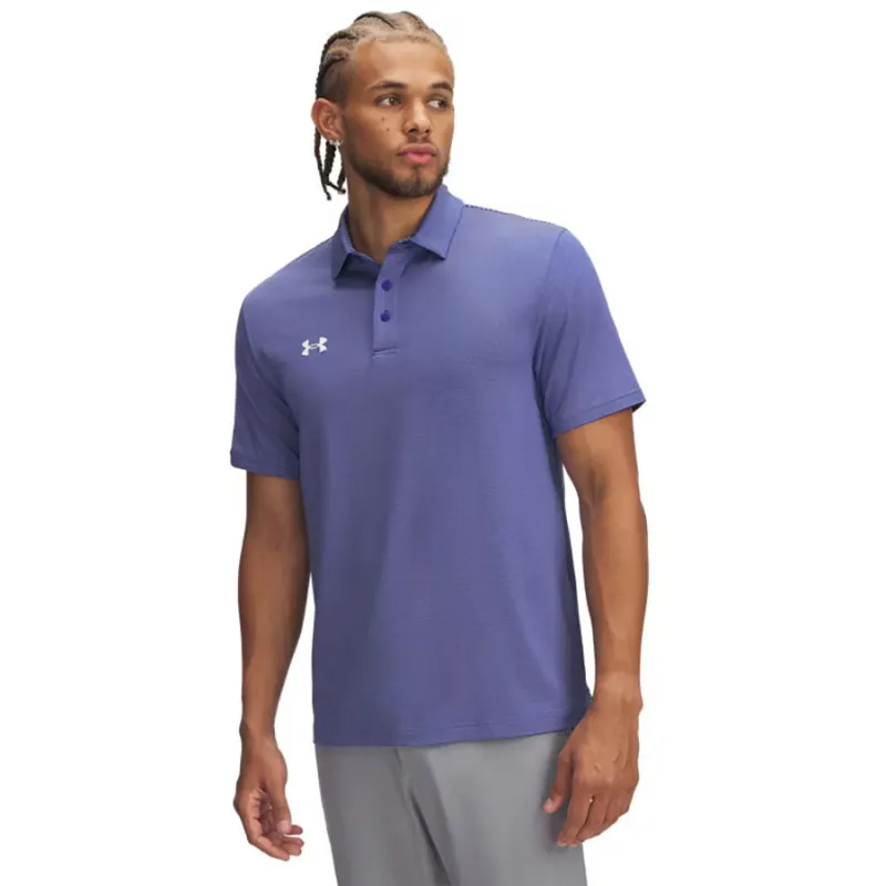 Under Armour Men's Royal/White Drive Team Stripe Polo made by Under Armour