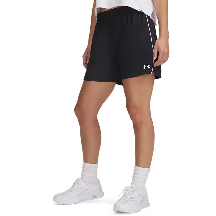 Under Armour Women's Black/White Tech Team 5" Shorts sold by Merchology