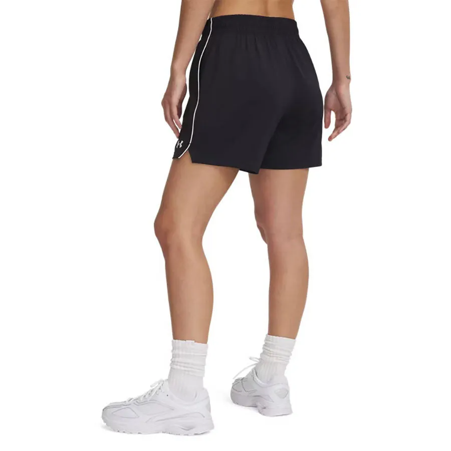 Under Armour Women's Black/White Tech Team 5" Shorts sold by Merchology product image thumbnail 2