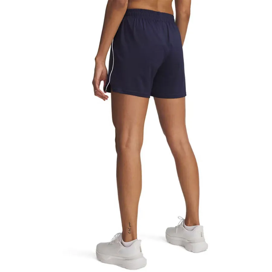 Under Armour Women's Midnight Navy/White Tech Team 5" Shorts sold by Merchology product image thumbnail 2
