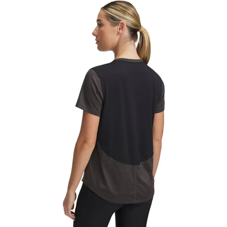Under Armour Women's Black/White Tech Vent Team Short Sleeve sold by Merchology product image thumbnail 2