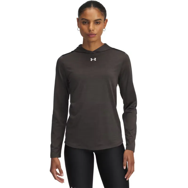 Under Armour Women's Black/White Tech Vent Team Hoodie made by Under Armour