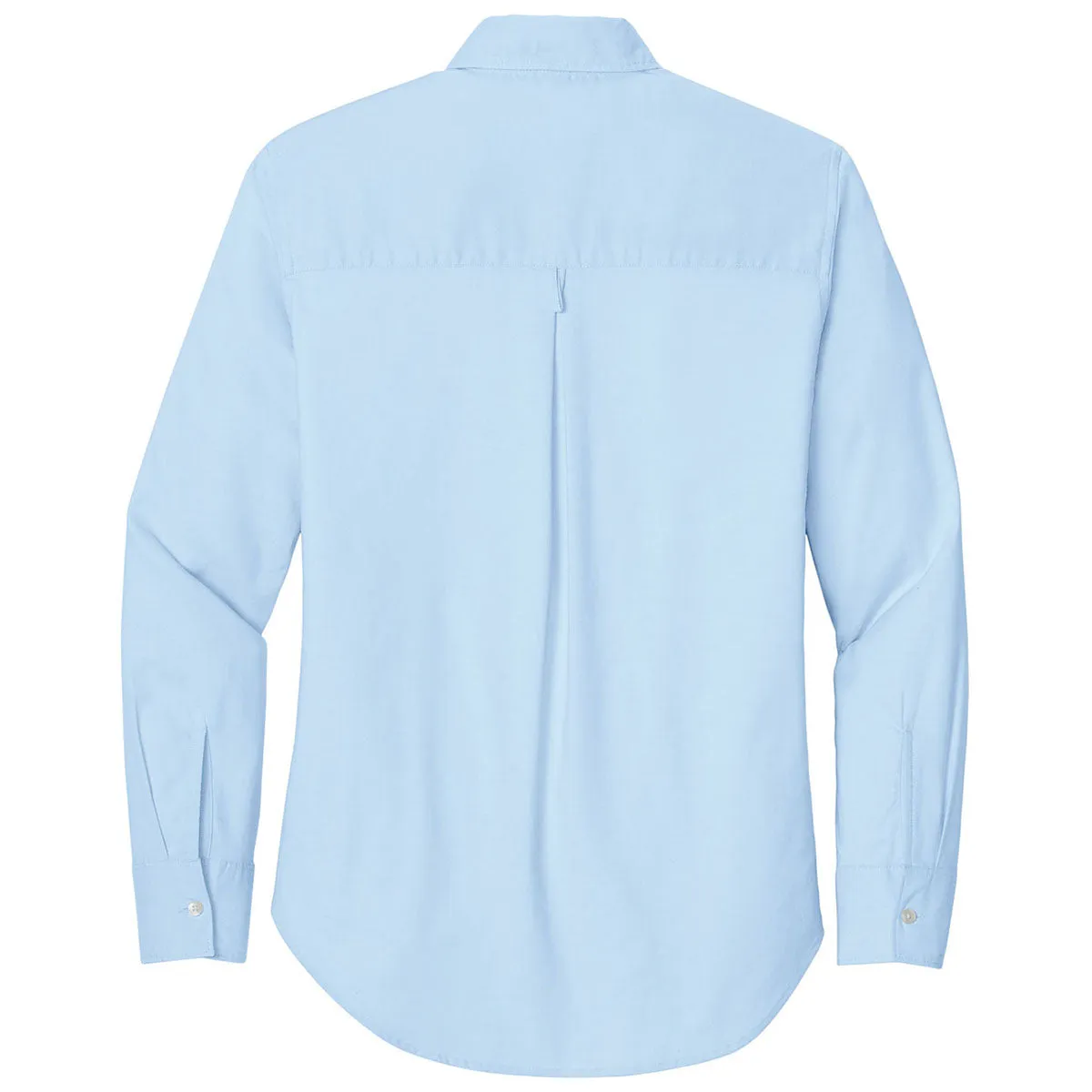 Mercer+Mettle Women's Light Blue Long Sleeve Modern Oxford Shirt sold by Merchology product image thumbnail 2