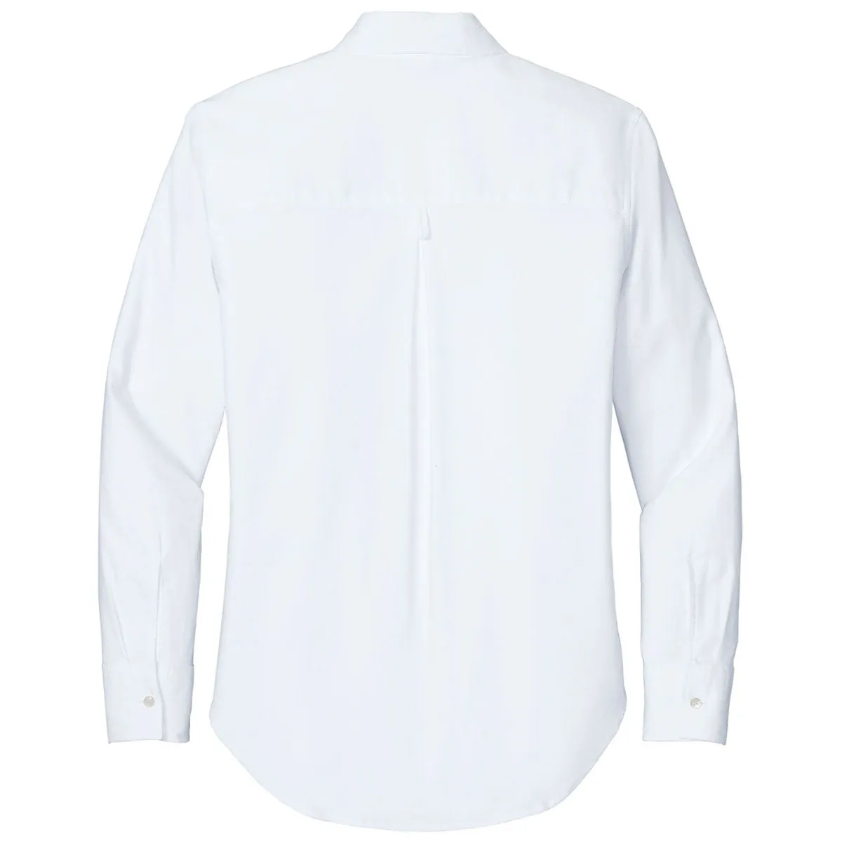 Mercer+Mettle Women's White Long Sleeve Modern Oxford Shirt sold by Merchology product image thumbnail 2