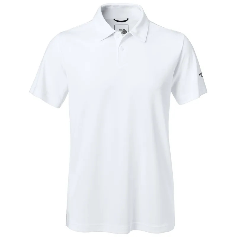 The North Face Men's TNF White Ambition Polo sold by Merchology