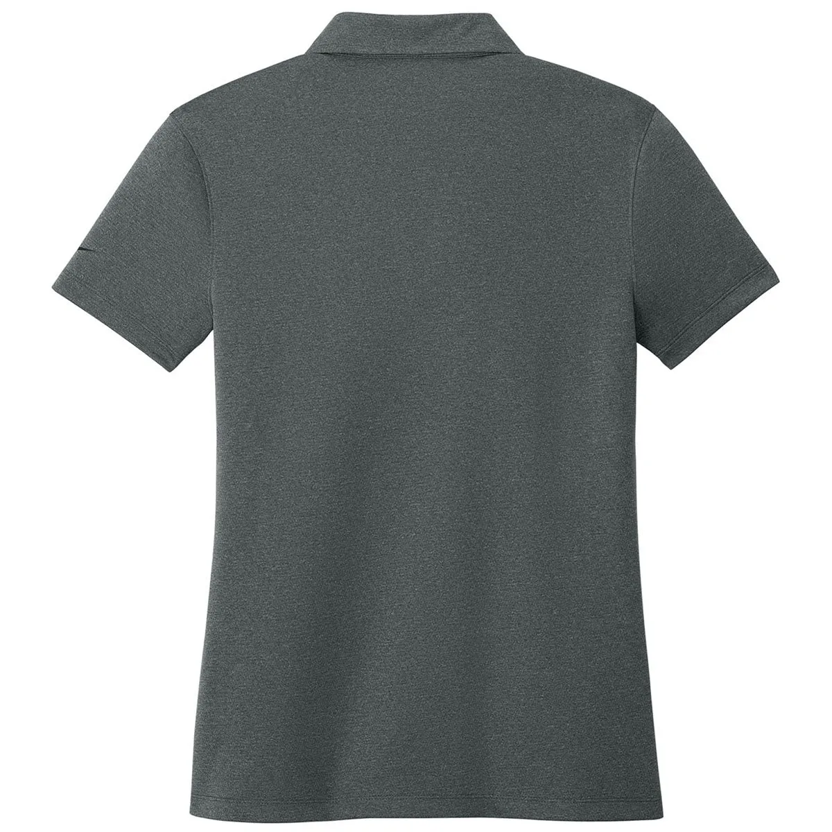 Nike Women's Anthracite Heather Dri-FIT Smooth Heather Polo sold by Merchology product image thumbnail 2