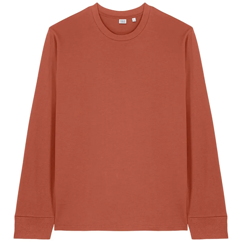 Stanley/Stella Unisex Heritage Brown Creator 2.0 Long Sleeve Tee made by Merchology
