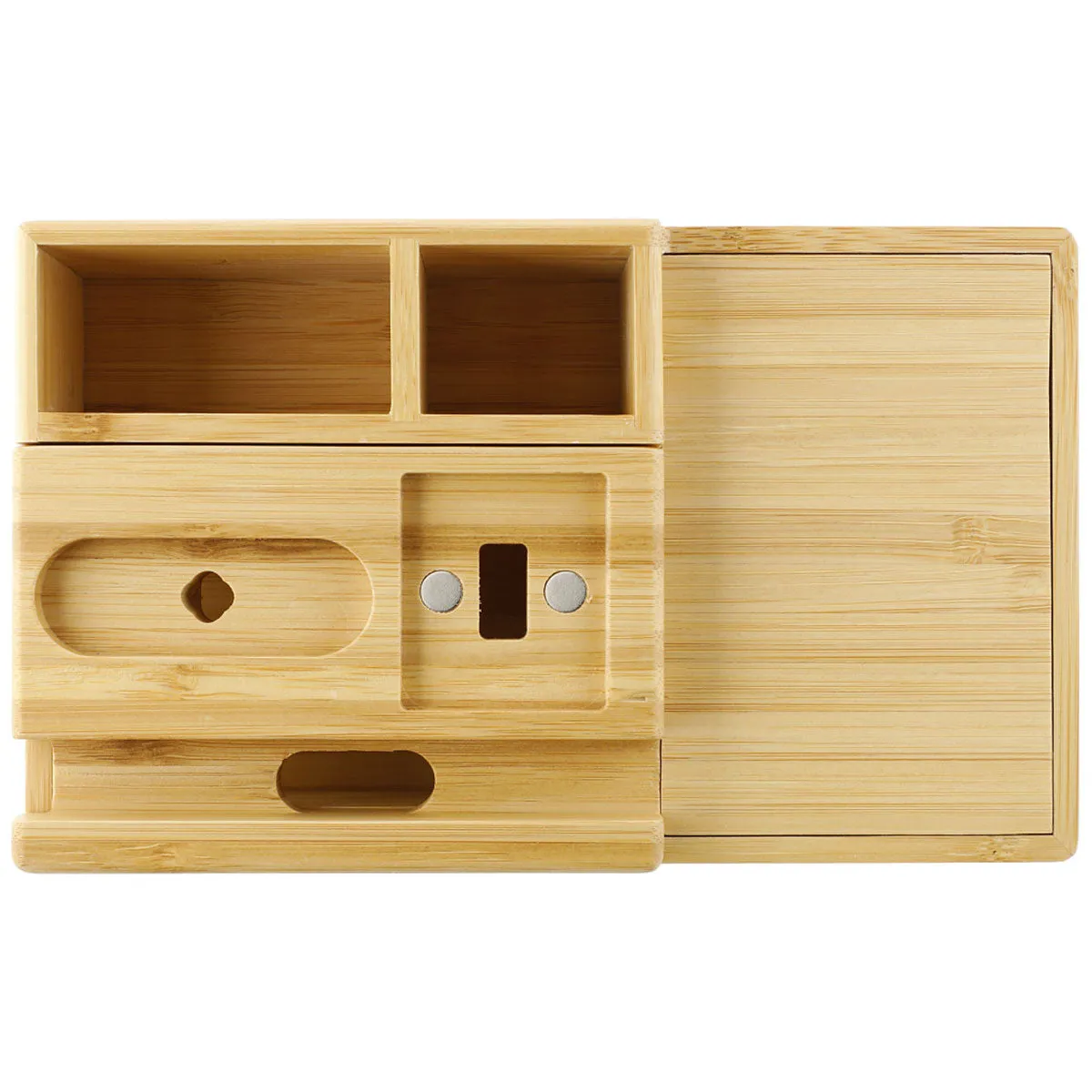 Leed's Natural Bamboo Fast Wirelsss Charging Dock Station sold by Merchology product image thumbnail 3