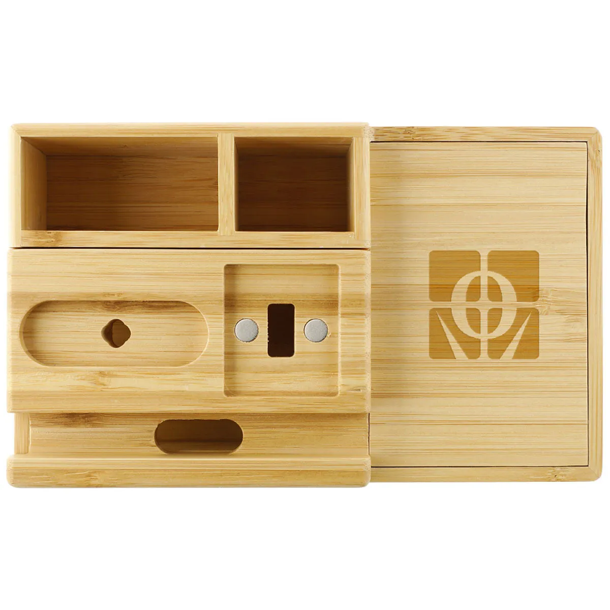 Leed's Natural Bamboo Fast Wirelsss Charging Dock Station sold by Merchology product image thumbnail 2