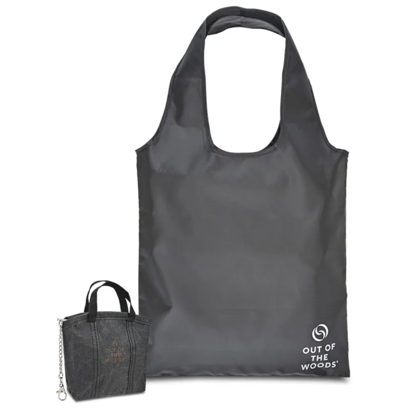 Out of The Woods Ebony Iconic Shopper MicroTote sold by Merchology