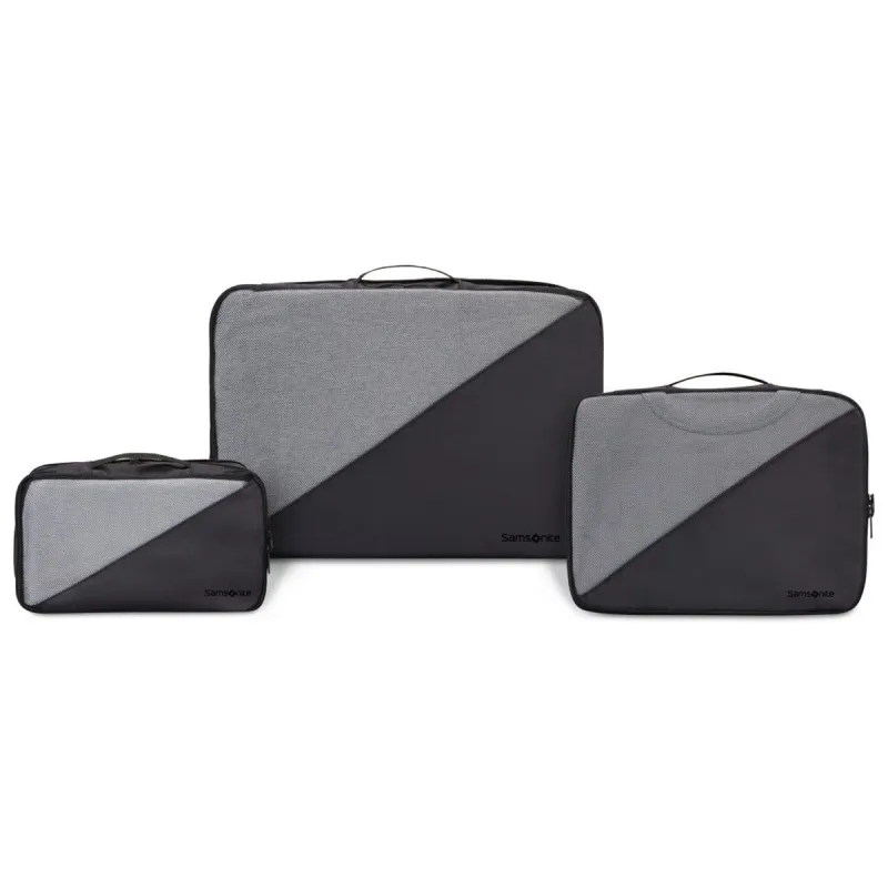 Samsonite Black 3 Piece Compression Packing Cube Set made by Samsonite