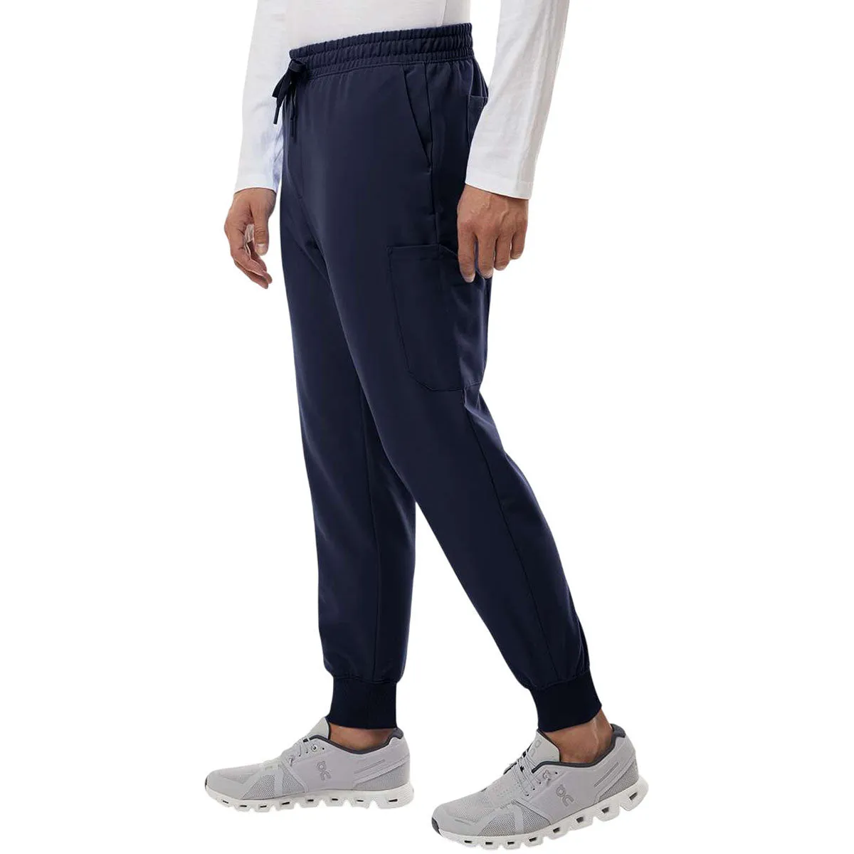 Jaanuu Men's Midnight Navy Osmo 8-Pocket Scrub Jogger sold by Merchology product image thumbnail 5