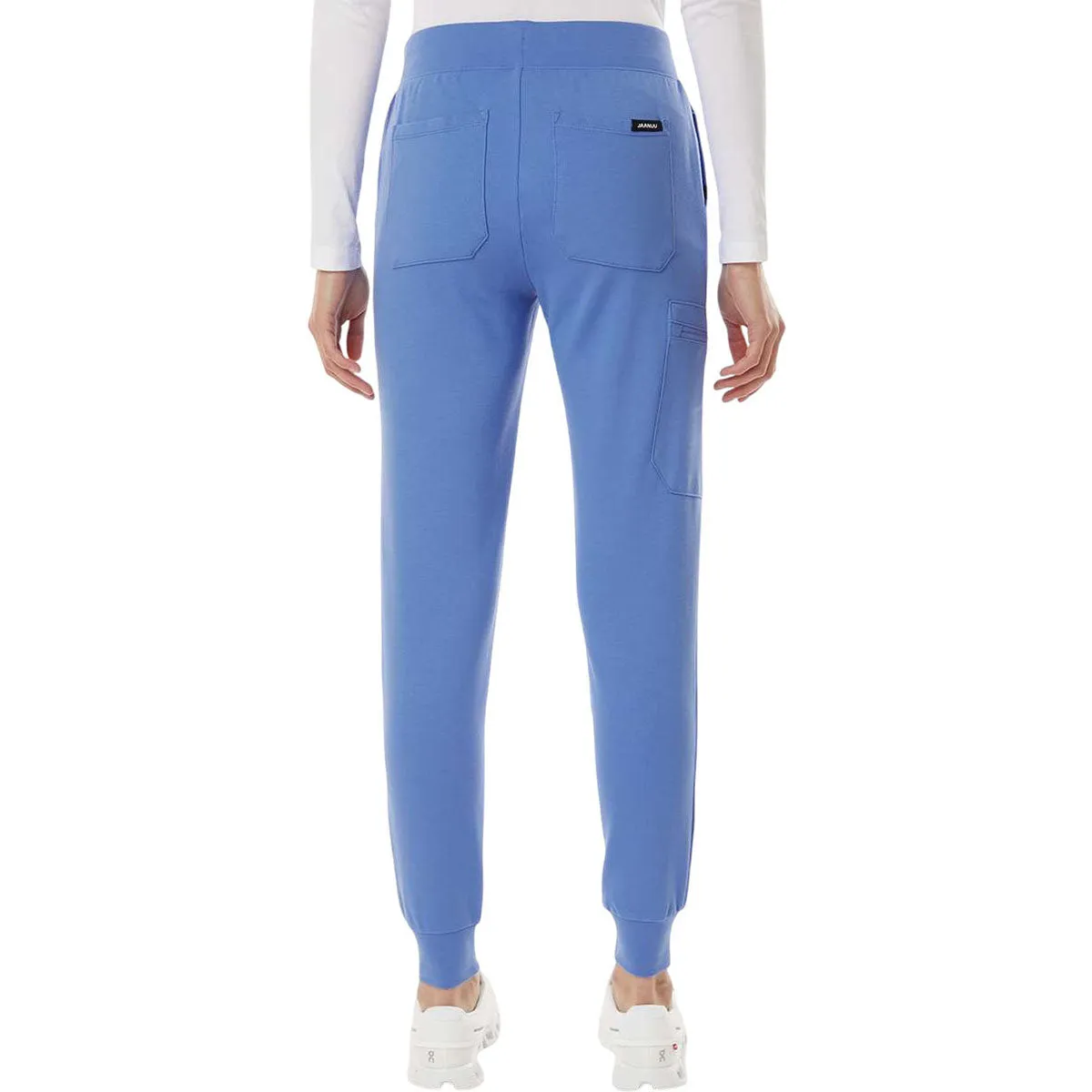 Jaanuu Women's Ceil Blue Rubi Ultrasoft Scrub Joggers sold by Merchology product image thumbnail 4