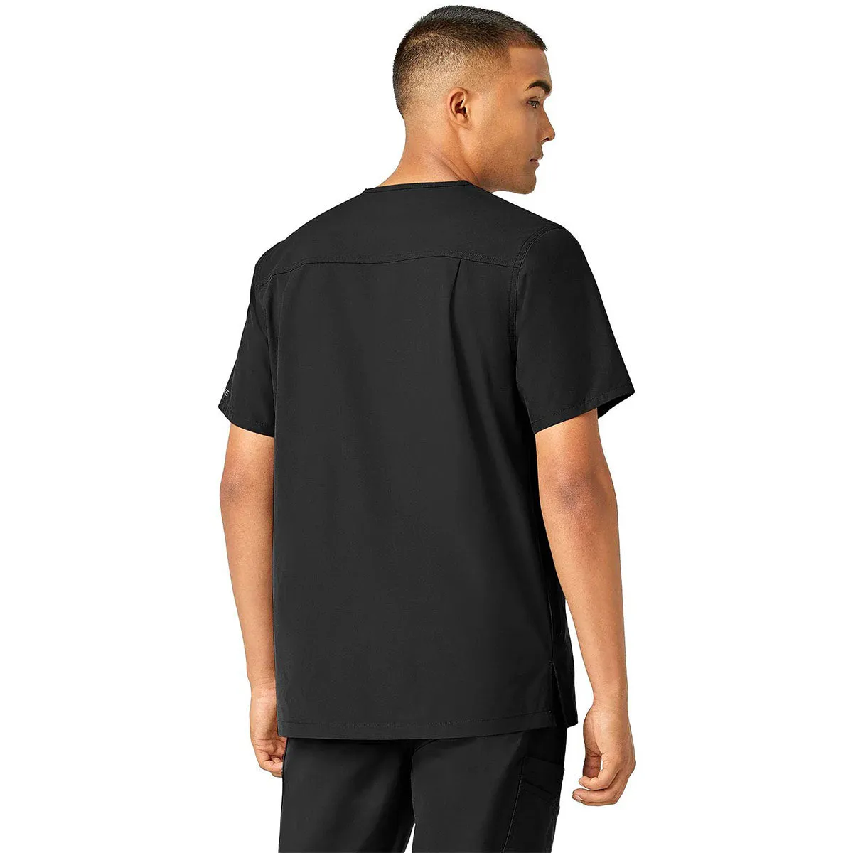 Carhartt Men's Black Four-Pocket Modern Fit V-Neck Top sold by Merchology product image thumbnail 2