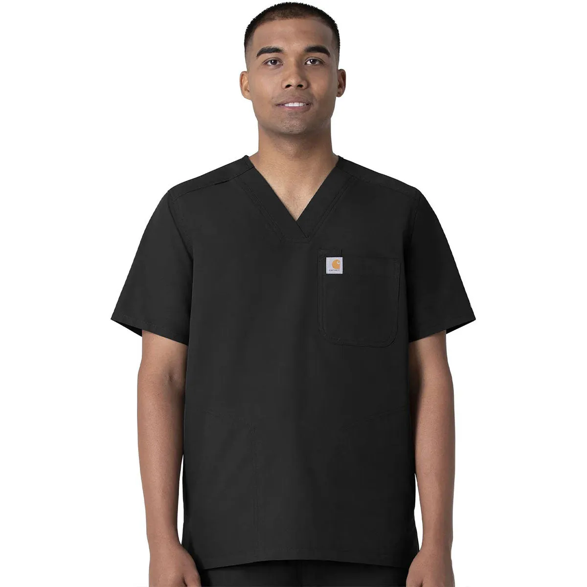 Carhartt Men's Black Four-Pocket Modern Fit V-Neck Top sold by Merchology