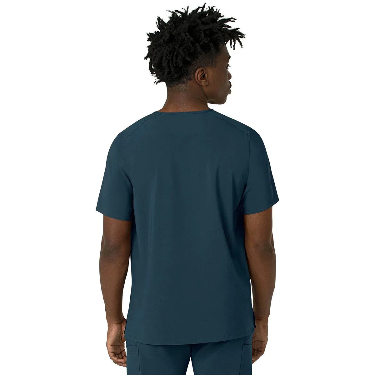 Carhartt Men's Navy Three-Pocket V-Neck Scrub Top sold by Merchology product image thumbnail 2
