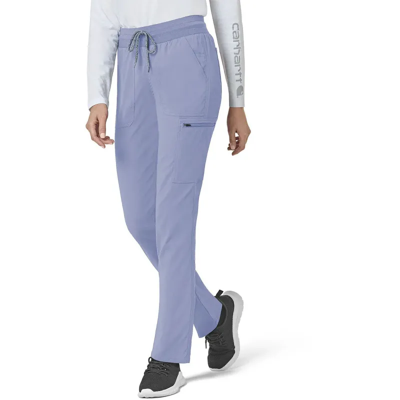 Carhartt Women's Ceil Blue Eight-Pocket Slim Leg Pant made by Carhartt
