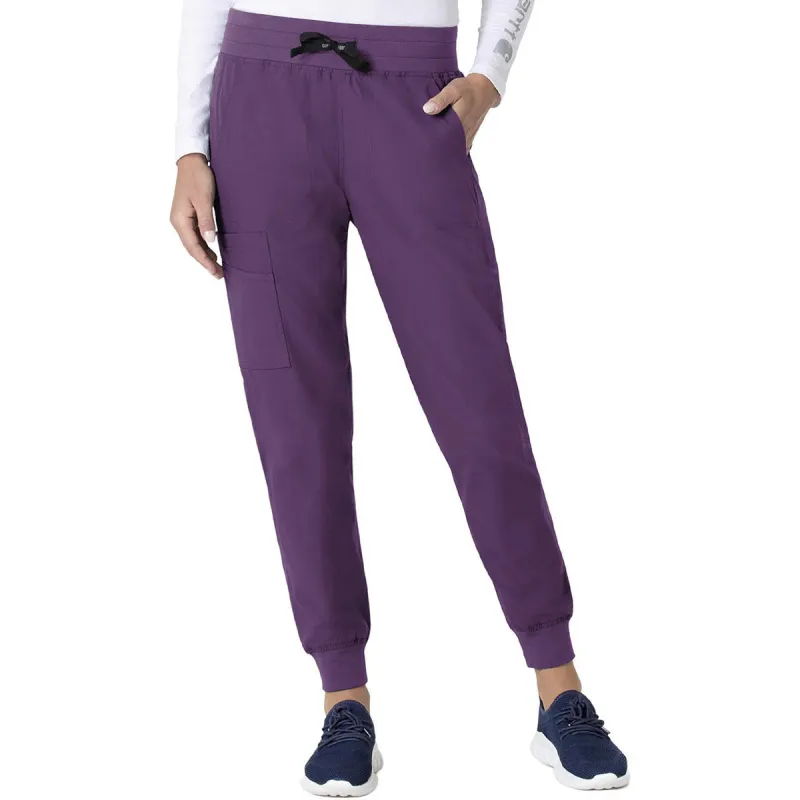Carhartt Women's Eggplant Seven-Pocket Modern Fit Jogger Pant made by Carhartt