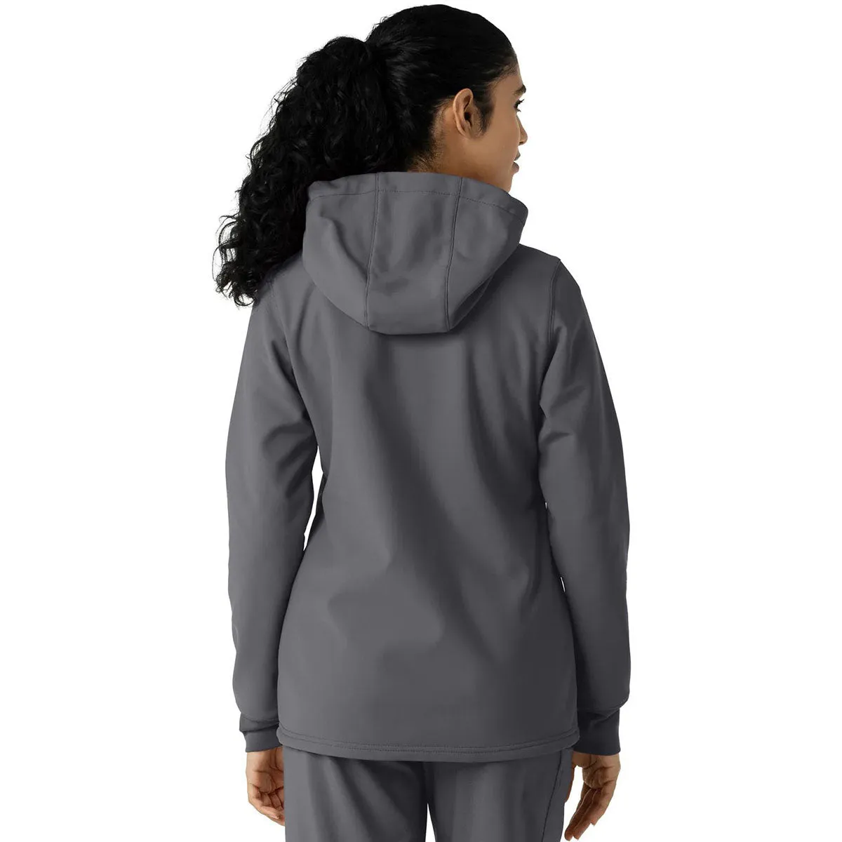 Carhartt Women's Pewter Four-Pocket Bonded Fleece Hoodie sold by Merchology product image thumbnail 2