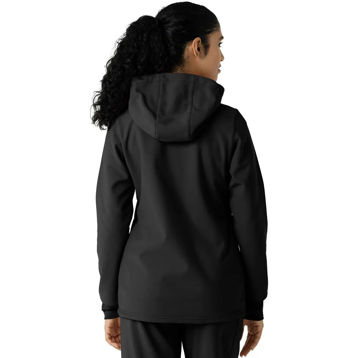 Carhartt Women's Black Four-Pocket Bonded Fleece Hoodie sold by Merchology product image thumbnail 2