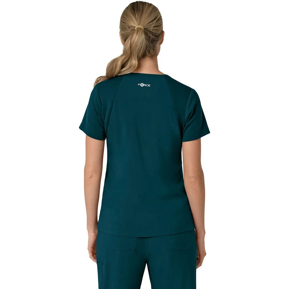 Carhartt Women's Caribbean Three-Pocket Flex Panel V-Neck Scrub Top sold by Merchology product image thumbnail 2