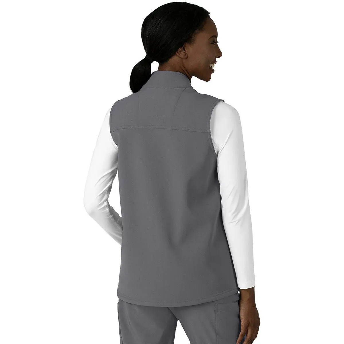 Carhartt Women's Pewter Four-Pocket Bonded Fleece Vest sold by Merchology product image thumbnail 2