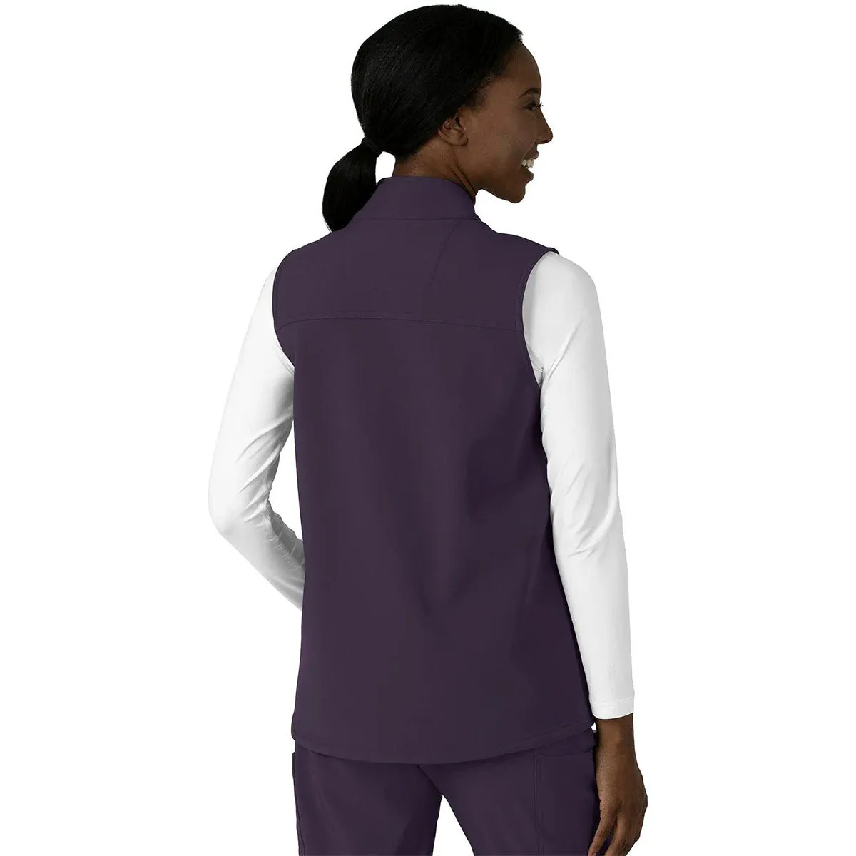 Carhartt Women's Black Plum Four-Pocket Bonded Fleece Vest sold by Merchology product image thumbnail 2