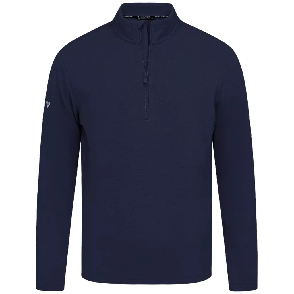 Levelwear Men's Navy Marathon Pullover sold by Merchology